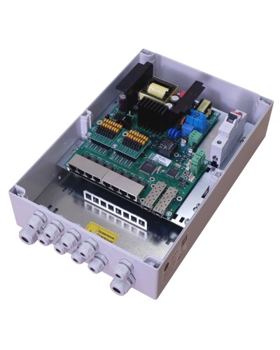 TFortis PSW-2G8F+. Коммутатор для подключения 8 камер. TFortis в Йошкар-Оле