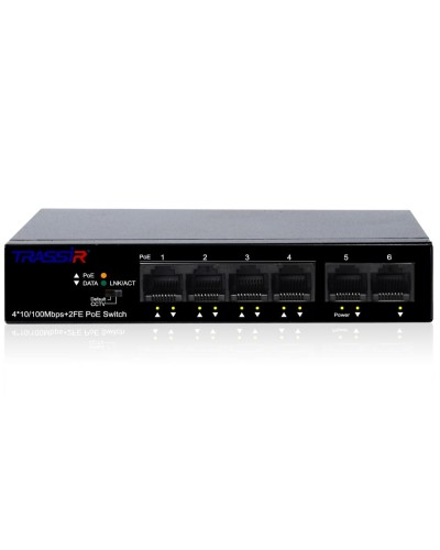 TR-NS1106-60-4POE. Коммутатор с PoE. Trassir в Йошкар-Оле