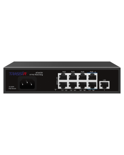 TR-NS1109-120-8PoE. Коммутатор с PoE. Trassir в Йошкар-Оле