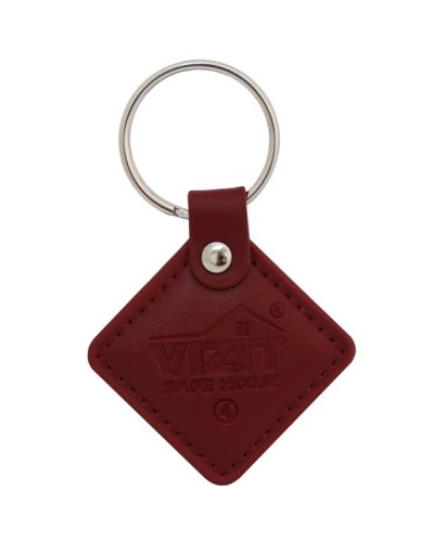 VIZIT-RF2.2 (Red). Брелок proximity кожаный. VIZIT в Йошкар-Оле