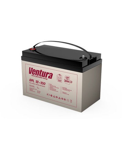 Ventura GPL 12-100. Аккумулятор герметичный свинцово-кислотный. Ventura в Йошкар-Оле