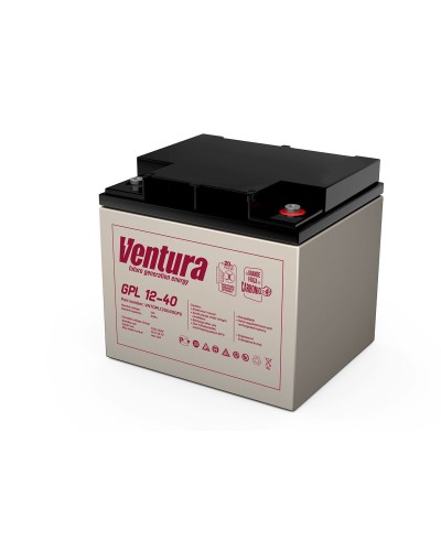 Ventura GPL 12-40. Аккумулятор герметичный свинцово-кислотный. Ventura в Йошкар-Оле