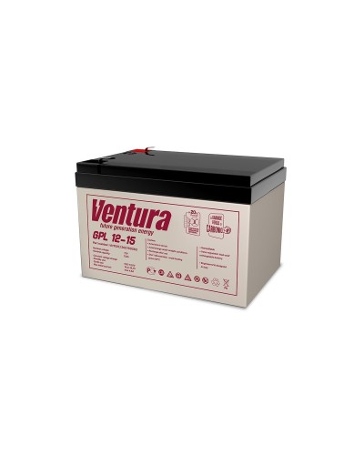Ventura GPL 12-15. Аккумулятор герметичный свинцово-кислотный. Ventura в Йошкар-Оле