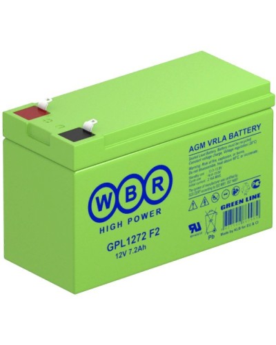 WBR GPL1272 F2. Аккумулятор герметичный свинцово-кислотный. WBR в Йошкар-Оле