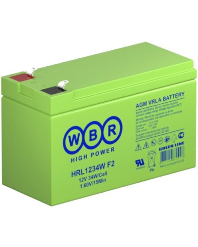 WBR HRL1234W F2. Аккумулятор герметичный свинцово-кислотный. WBR в Йошкар-Оле