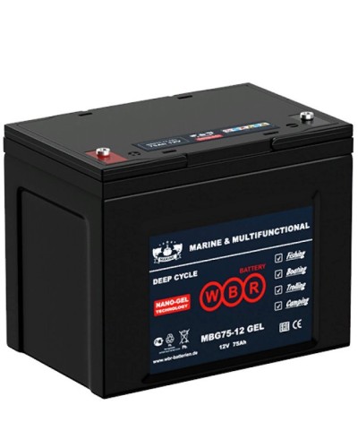 WBR MBG75-12. Аккумулятор герметичный свинцово-кислотный. WBR в Йошкар-Оле