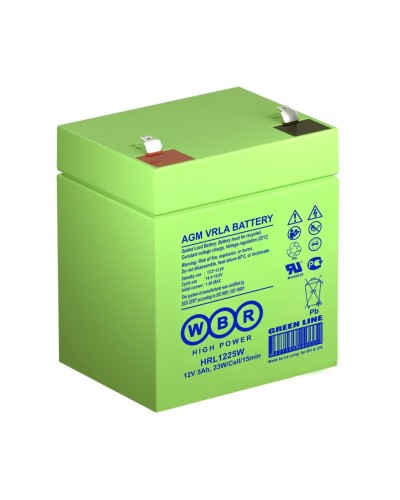 WBR HRL1225W. Аккумулятор герметичный свинцово-кислотный. WBR в Йошкар-Оле