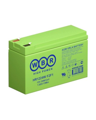 WBR HR1224W F2F1. Аккумулятор герметичный свинцово-кислотный. WBR в Йошкар-Оле