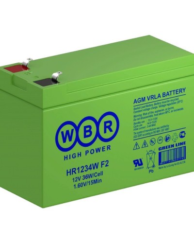 WBR HR1234W F2. Аккумулятор герметичный свинцово-кислотный. WBR в Йошкар-Оле