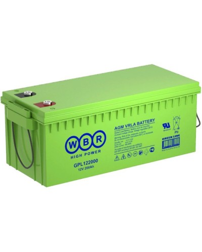 WBR GPL122000. Аккумулятор герметичный свинцово-кислотный. WBR в Йошкар-Оле