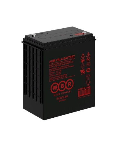 WBR EVX330-6G. Аккумулятор герметичный свинцово-кислотный. WBR в Йошкар-Оле