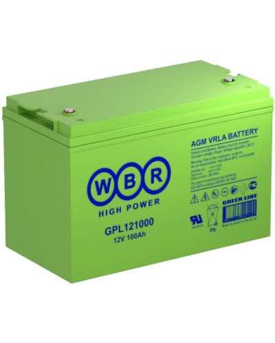 WBR GPL121000. Аккумулятор герметичный свинцово-кислотный. WBR в Йошкар-Оле