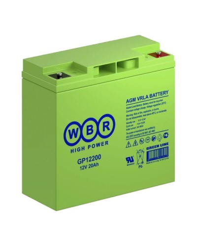 WBR GP12200. Аккумулятор герметичный свинцово-кислотный. WBR в Йошкар-Оле