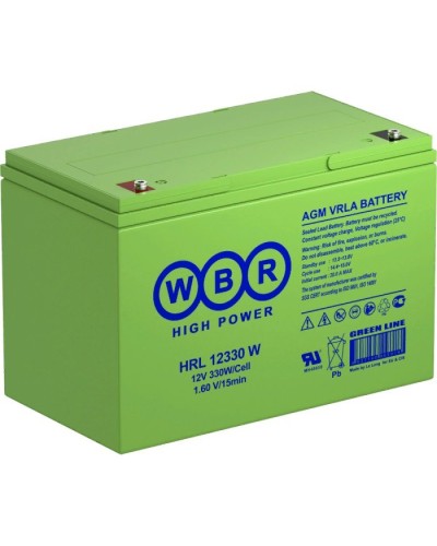 WBR HRL12330W. Аккумулятор герметичный свинцово-кислотный. WBR в Йошкар-Оле