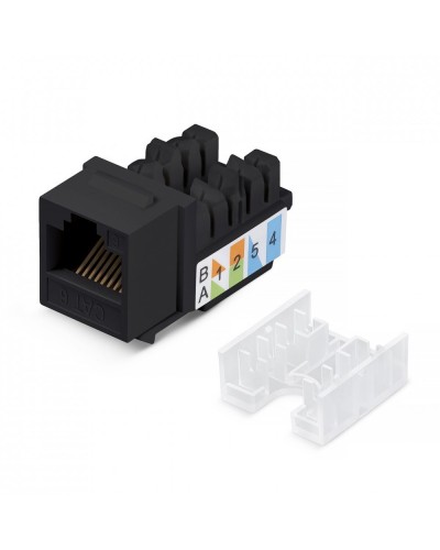 WR-KJ-RJ45-C5E-90-SW-BK. Вставка Keystone Jack RJ-45. WRLine в Йошкар-Оле
