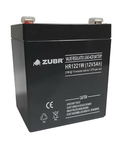 ZUBR HR 1221W (12V, 5Ah). Аккумулятор герметичный свинцово-кислотный. ZUBR в Йошкар-Оле