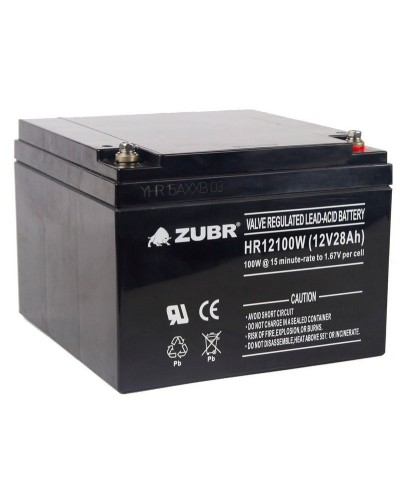 ZUBR HR 12100W (12V, 28Ah). Аккумулятор герметичный свинцово-кислотный. ZUBR в Йошкар-Оле