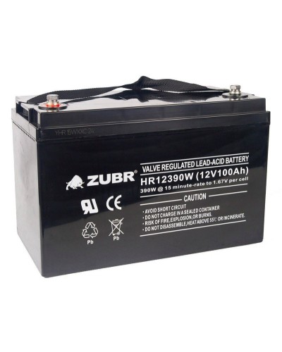 ZUBR HR 12390W (12V, 110Ah). Аккумулятор герметичный свинцово-кислотный. ZUBR в Йошкар-Оле