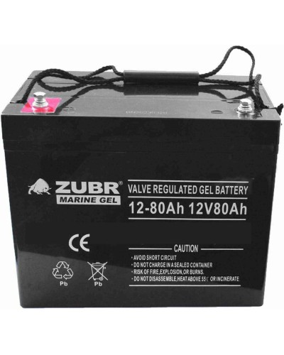 ZUBR MARINE GEL NPG 12-80 (12V, 80Ah). Аккумулятор герметичный свинцово-кислотный. ZUBR в Йошкар-Оле