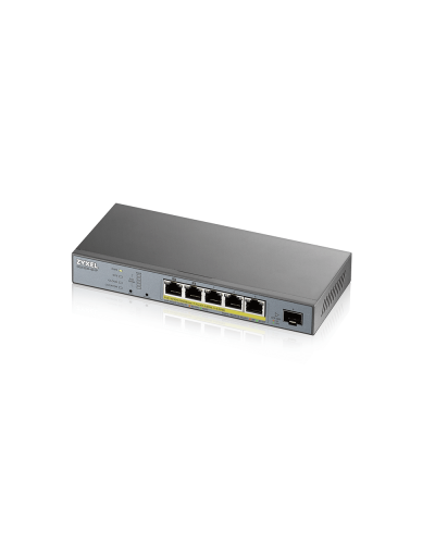 GS1350-6HP-EU0101F. L2 коммутатор PoE+ для IP-видеокамер. ZYXEL в Йошкар-Оле