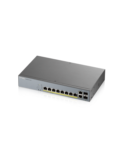 GS1350-12HP-EU0101F. Коммутатор сетевой PoE управляемый L2. ZYXEL в Йошкар-Оле