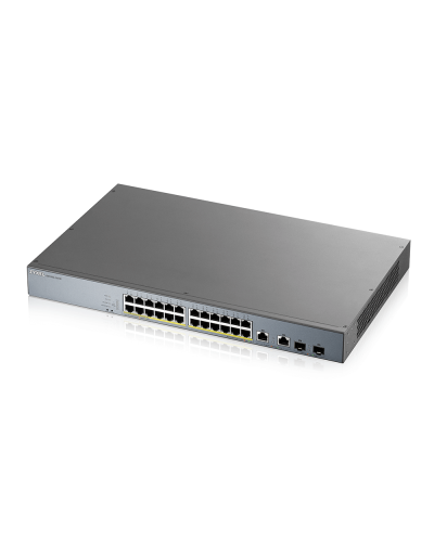 GS1350-26HP-EU0101F. L2 коммутатор PoE+ для IP-видеокамер rack 19. ZYXEL в Йошкар-Оле