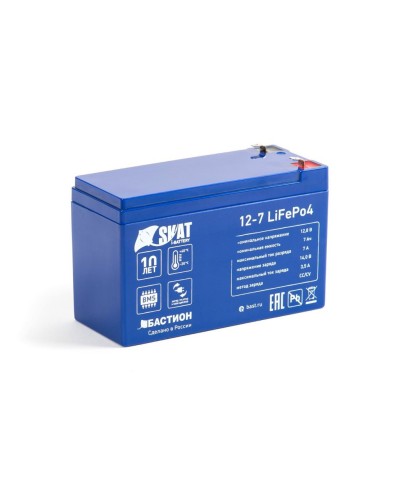 Skat i-Battery 12-7 LiFePo4 (645). Li-Ion аккумулятор. Бастион в Йошкар-Оле
