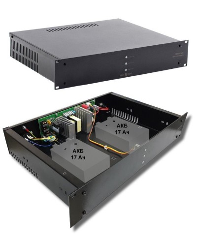СКАТ-1200У RACK (СКАТ ИБП-12/7-2x17-RACK) (2141). Источник вторичного электропитания резервированный. Бастион в Йошкар-Оле