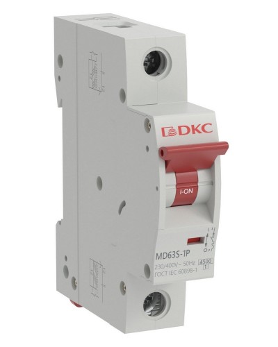 YON max MD63S 1P 50А 4,5кА C (MD63S-1PC50). Автоматический выключатель. ДКС в Йошкар-Оле