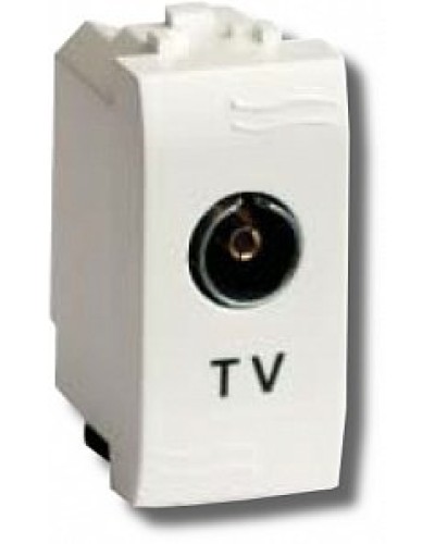 Розетка TV проходная Brava 1 модуль слоновая кость (75581S): Розетка TV в Йошкар-Оле