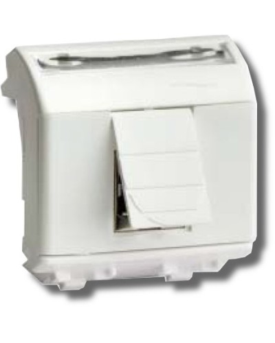 Розетка RJ-45 Brava 2 модуля белая (76655B): Розетка компьютерная с двумя разъёмами в Йошкар-Оле
