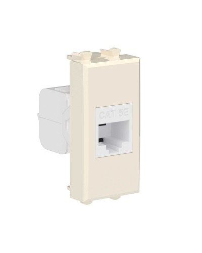 Розетка RJ-45, кат.5E, Avanti, 1 модуль, ванильная дымка (4405661): Розетка компьютерная модульная в Йошкар-Оле