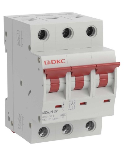 YON max MD63N 3P 25А 6кА C (MD63N-3PC25). Автоматический выключатель. ДКС в Йошкар-Оле