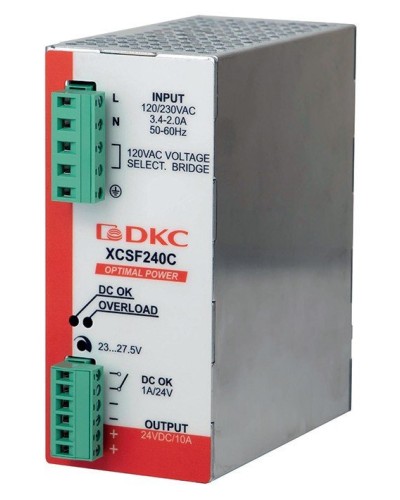 Источник питания однофазный, 240Вт, 5А, 48В (XCSF240DP). Источник питания OPTIMAL POWER однофазный, с ORing диодом. ДКС в Йошкар-Оле