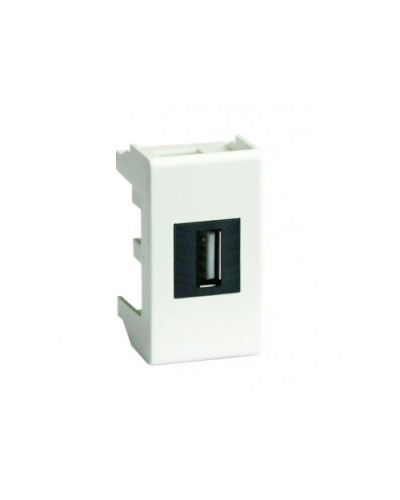 Розетка USB 2.0 Brava 1 модуль слоновая кость (75200S): Розетка USB в Йошкар-Оле