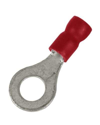 Наконечник НКИ 0,25-1,5 М5 (D5,3мм) с отверстием под винт (100 шт) (2A5P-EE-PVC). Наконечник с отверстием под винт и изолированным фланцем ПВХ. ДКС в Йошкар-Оле