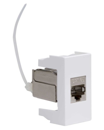 Розетка RJ-45 Viva 1 модуль кат.6A белая (45078). Розетка компьютерная экранированная с одним разъёмом. ДКС в Йошкар-Оле