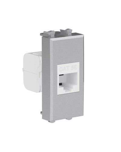 Розетка RJ-45, кат.5E, Avanti, 1 модуль, закаленная сталь (4404661): Розетка компьютерная модульная в Йошкар-Оле