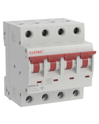 YON max MD63N 4P 10А 6кА C (MD63N-4PC10). Автоматический выключатель. ДКС в Йошкар-Оле