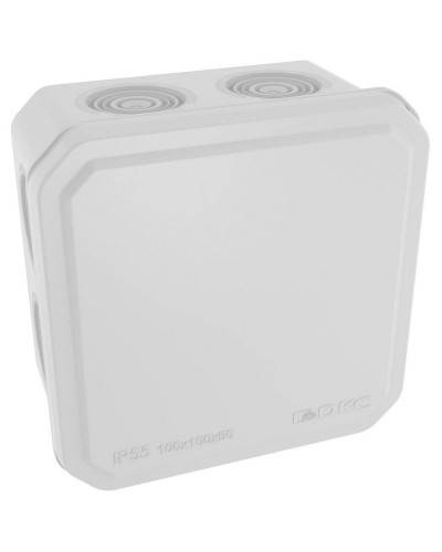Коробка ответвительная с кабельными вводами IP55, 100х100х50 (53800). Коробка ответвительная. ДКС в Йошкар-Оле