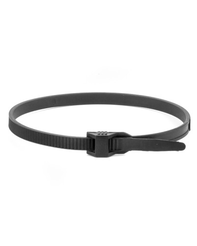 Хомут 9х300 P6.6 черный (100шт) (26502SR). Хомут с плоским замком. ДКС в Йошкар-Оле