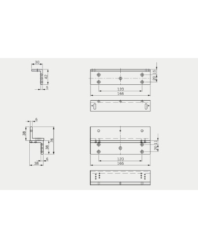 L+Z кронштейн для EMC 1200 ALH. L+Z кронштейн для EMC 1200 ALH. dormakaba в Йошкар-Оле