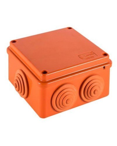 Коробка JBS100 100х100х55, 6 вых., 12P (1,5-6мм²) (43507HF). Коробка монтажная, огнестойкая, без галогена. Экопласт в Йошкар-Оле