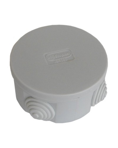Коробка JBR080 D=80х40, 4 вых., IP44, белая (44005W-1). Коробка монтажная. Экопласт в Йошкар-Оле