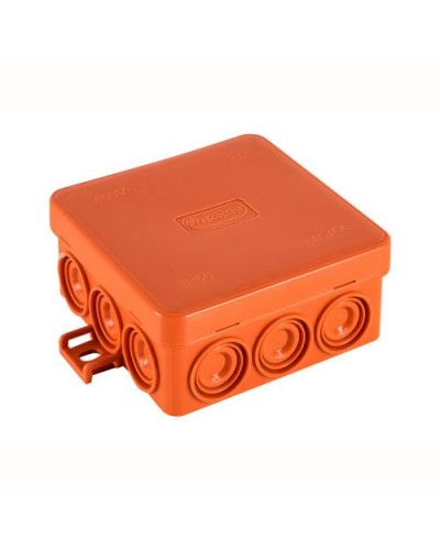 Коробка JBL085 85х85х38, 12 вых., 6P (0,15-6мм²) (43855HF): Коробка монтажная, огнестойкая, без галогена в Йошкар-Оле