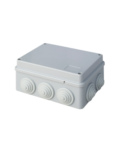 Коробка JBS150 150х110х70, 10 вых., 5P (1,5…6мм²) серая (43029HF-GR). Коробка монтажная, огнестойкая, без галогена. Экопласт в Йошкар-Оле