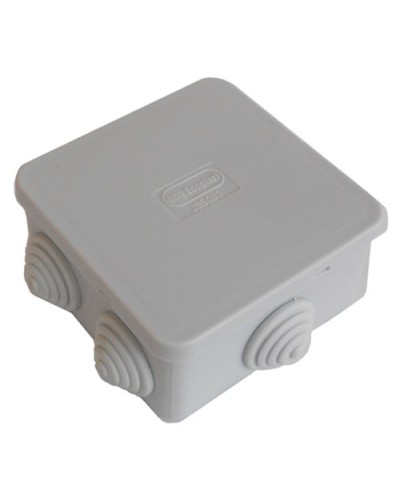 Коробка JBS080 85х85х40, 6 вых, IP44, серая (44006). Коробка монтажная. Экопласт в Йошкар-Оле
