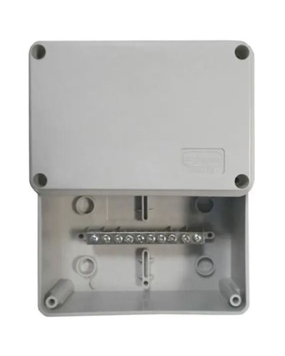 Коробка (КУП) JBS080 85х85х40, 6 вых, IP44 (44046KP): Коробка уравнивания потенциалов (КУП), 6х9мм, 8 зажимов в Йошкар-Оле