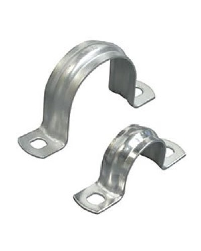 Скоба двухлапковая D50 с двумя отверстиями (50шт) (43650-50): Скоба оцинкованная в Йошкар-Оле