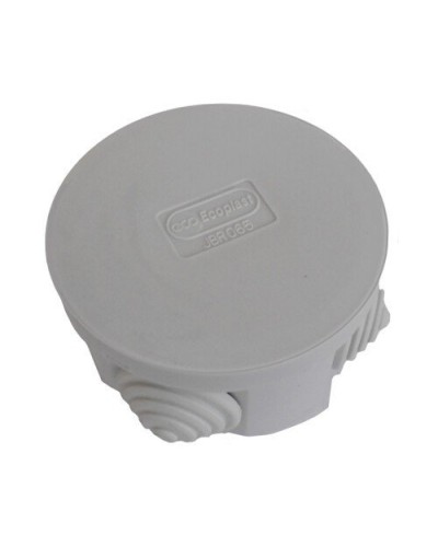 Коробка 3001 D70x36, 4 вых, IP55, серая (44001). Коробка монтажная. Экопласт в Йошкар-Оле